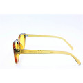 Shiny Transparente Gelb Fashion Style Vintage Sonnenbrille - 16308